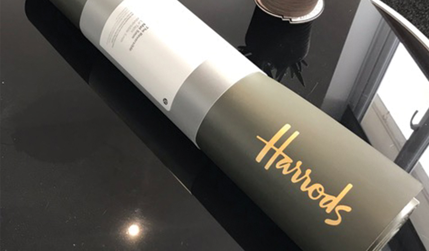 Harrods - engraved yoga mats for Lululemon