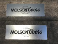 Molson Coors - engraved plaques