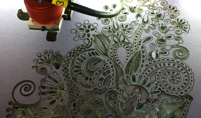 Paper lasering