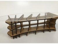 Buzz designed prototype laser cut table