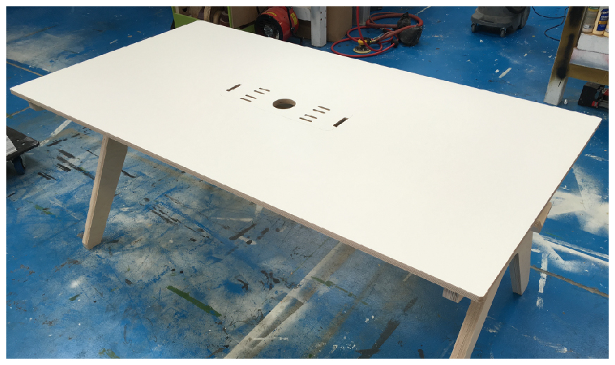 CNC plywood cut table