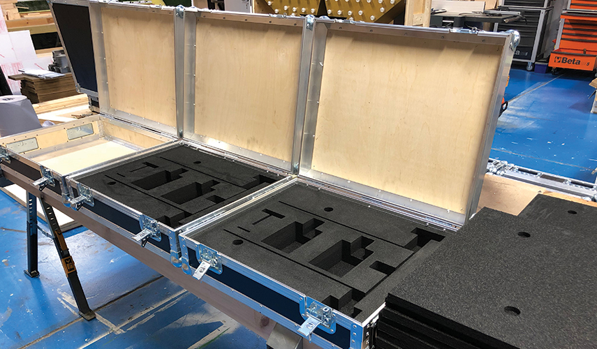 Bespoke carry case inserts for Tenon Engineering