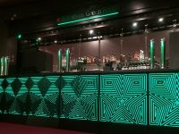 Fretwork panels - Heineken bar at The Royal Albert Hall