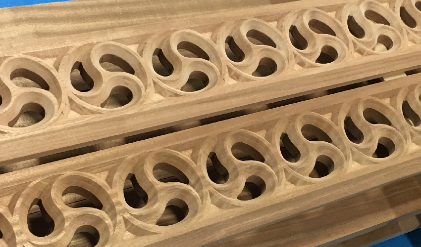 CNC barge boards for The English Heritage